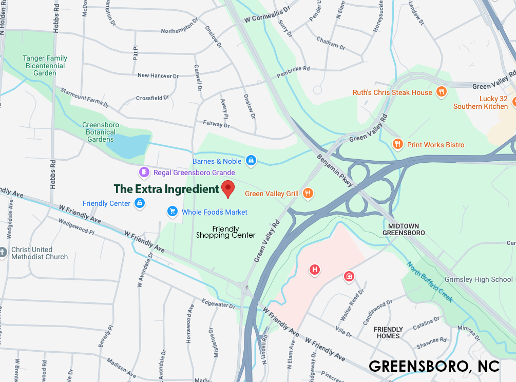 Google Maps to The Extra Ingredient